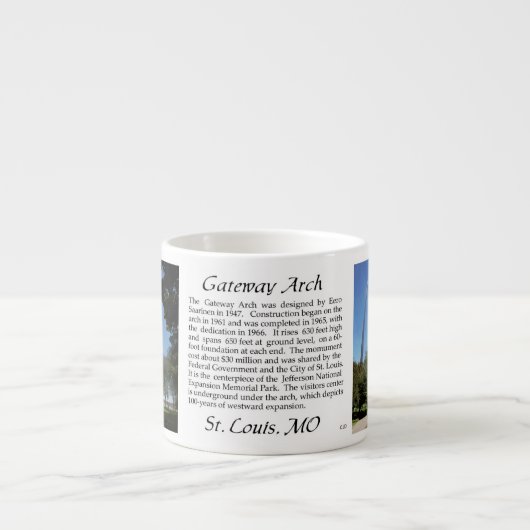 Gateway Arch espresso-mok Espresso Kop (Voorkant)