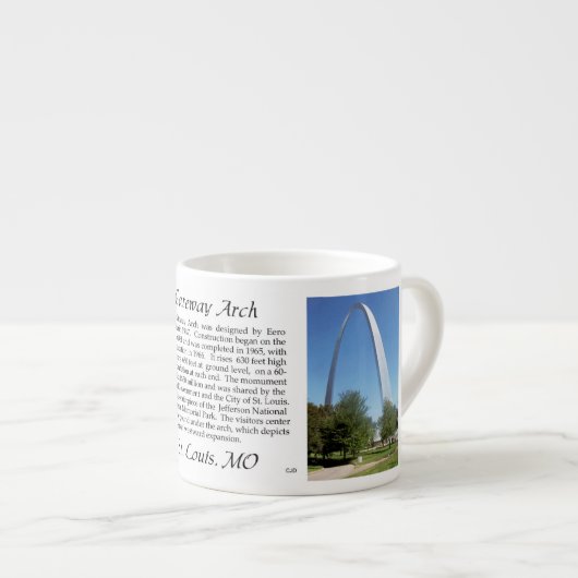 Gateway Arch espresso-mok Espresso Kop (Voorkant rechts)