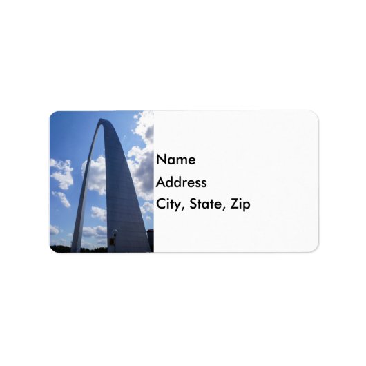 Gateway Arch Etiket (Voorkant)