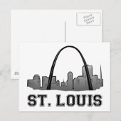 Gateway Arch in St. Louis Briefkaart (Voorkant / Achterkant)