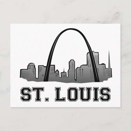 Gateway Arch in St. Louis Briefkaart (Voorkant)