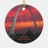 Gateway Arch Keramisch Ornament (Voorkant)