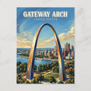 Gateway Arch Missouri Briefkaart