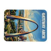 Gateway Arch Missouri Magneet (Horizontaal)