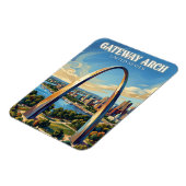 Gateway Arch Missouri Magneet (Linkerzijde)