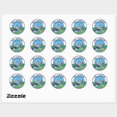 Gateway Arch Missouri Ronde Sticker (Vel)