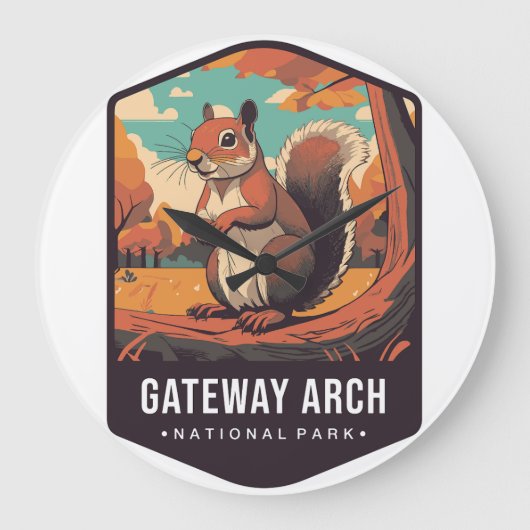 Gateway Arch Nationaal Park Klok 2025 (Voorkant)