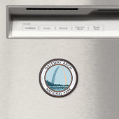Gateway Arch National Park Badge Magneet (Insitu (Vaatwasser))