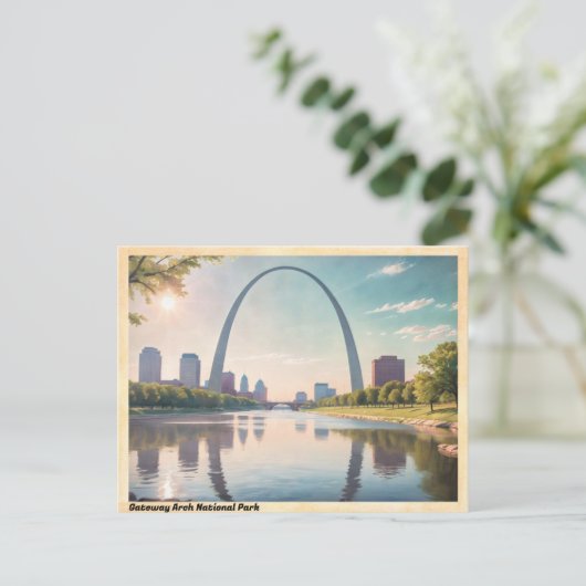 Gateway Arch National Park  Briefkaart (Staand voorkant)