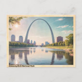 Gateway Arch National Park  Briefkaart (Voorkant)
