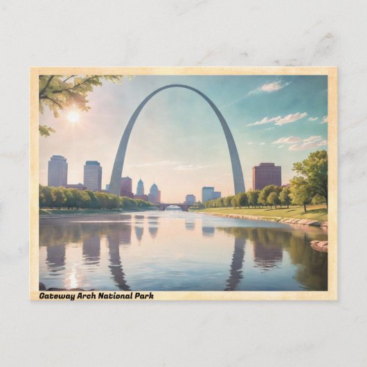 Gateway Arch National Park  Briefkaart (Voorkant)