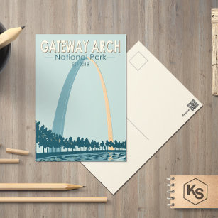 Gateway Arch National Park  Briefkaart
