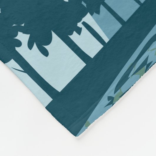 Gateway Arch National Park  Fleece Deken (Hoek)