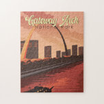 Gateway Arch National Park Illustratie Reiskunst Legpuzzel<br><div class="desc">Gateway Arch vector artwork ontwerp. Het Gateway Arch National Park is een nationaal park in St. Louis,  Missouri,  vlak bij het startpunt van de Lewis and Clark Expedition.</div>