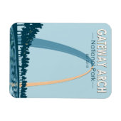 Gateway Arch National Park  Magneet (Horizontaal)