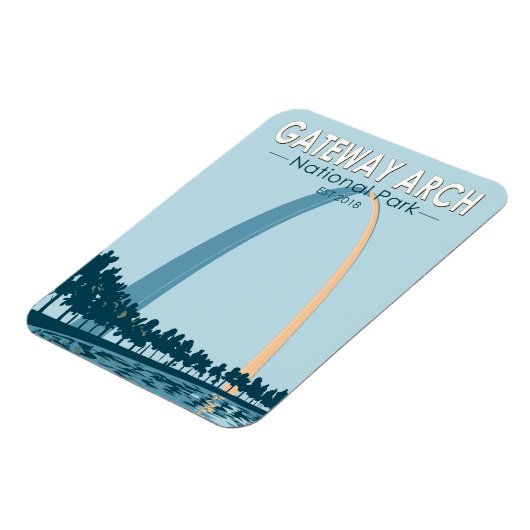 Gateway Arch National Park  Magneet (Linkerzijde)