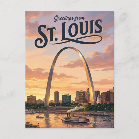 Gateway Arch National Park Missouri Briefkaart (Voorkant)
