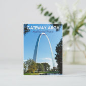 Gateway Arch National Park Missouri Briefkaart (Staand voorkant)
