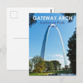 Gateway Arch National Park Missouri Briefkaart (Voorkant / Achterkant)