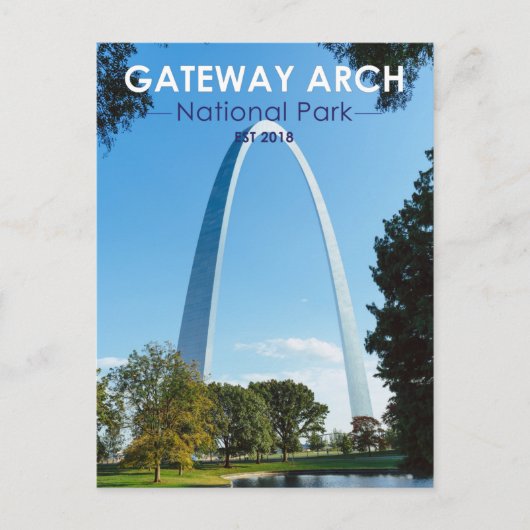 Gateway Arch National Park Missouri Briefkaart (Voorkant)