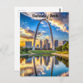 Gateway Arch National Park Missouri Briefkaart (Voorkant / Achterkant)