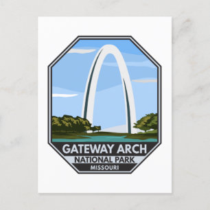 Gateway Arch National Park Missouri Briefkaart
