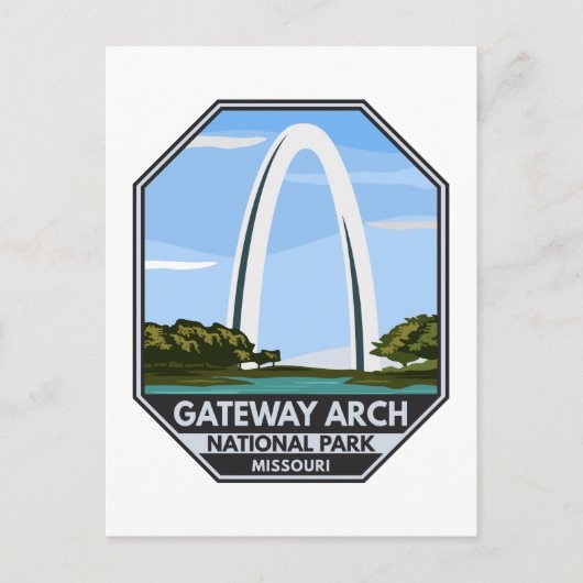 Gateway Arch National Park Missouri Briefkaart (Voorkant)