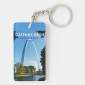 Gateway Arch National Park Missouri Double Sided Sleutelhanger (achterkant)
