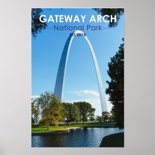 Gateway Arch National Park Missouri Poster (Voorkant)