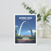 Gateway Arch National Park Missouri, Verenigde Sta Briefkaart (Staand voorkant)