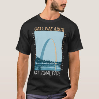 Gateway Arch National Park Noodlijdende Vintage T-shirt