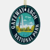 Gateway Arch National Park Saint Louis - Missouri Keramisch Ornament (Rechts)