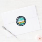 Gateway Arch National Park Saint Louis - Missouri  Ronde Sticker (Envelop)