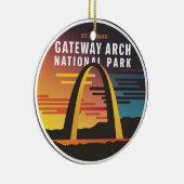 Gateway Arch National Park St. Louis Abstract Keramisch Ornament (Rechts)