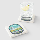 Gateway Arch National Park St. Louis - Missouri Stenen Onderzetter (Zijkant)