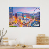 Gateway Arch National Park, St. Louis, Missouri, V Poster (Keuken)