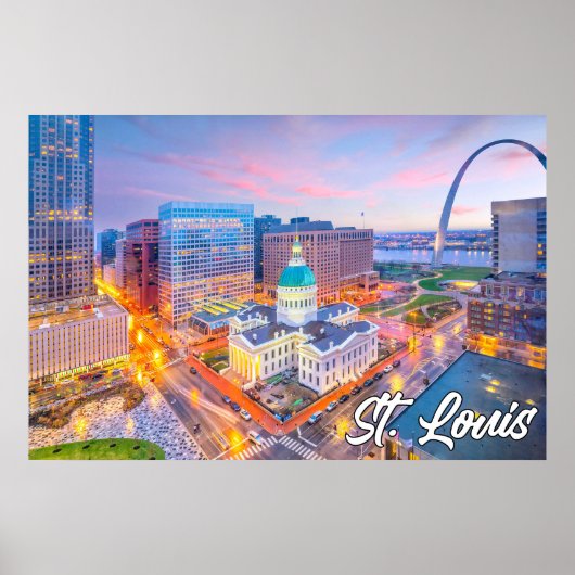Gateway Arch National Park, St. Louis, Missouri, V Poster (Voorkant)