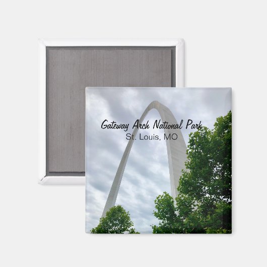 Gateway Arch National Park, St. Louis, MO Magnet (Voorkant / Achterkant)