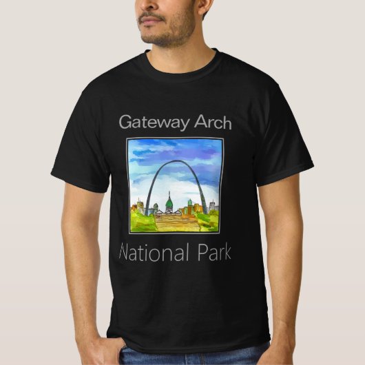Gateway Arch National Park, St. Louis, Verenigde S T-shirt (Voorkant)