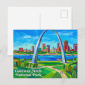 Gateway Arch National Park VS Briefkaart (Voorkant / Achterkant)