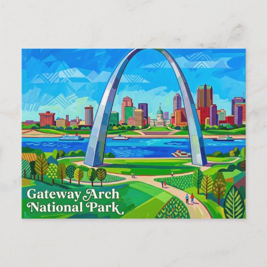 Gateway Arch National Park VS Briefkaart (Voorkant)