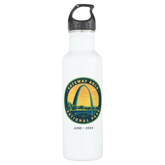 Gateway Arch National Park Waterfles (Voorkant)