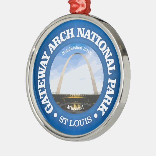 Gateway Arch NP2 Metalen Ornament (Links)