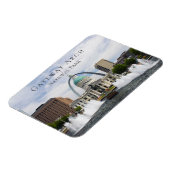 Gateway Arch, Old Courthouse, Runner, St. Louis Magneet (Linkerzijde)