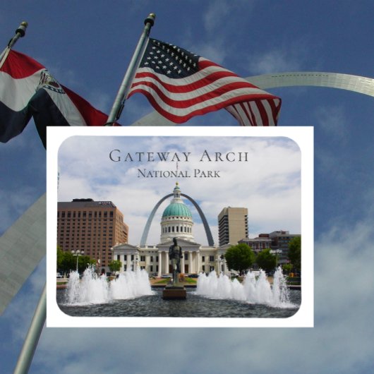 Gateway Arch, Old Courthouse, Runner, St. Louis Magneet