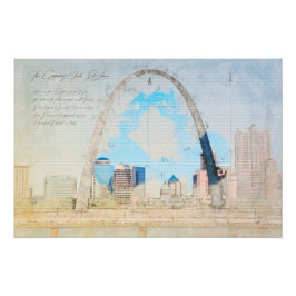 Gateway Arch Perfect Poster