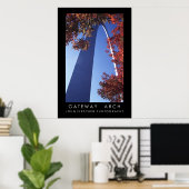 Gateway Arch Poster (Thuiskantoor)