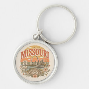 Gateway Arch Route 66 Aandenken voor Elke Dag Sleutelhanger