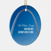 Gateway Arch St. Louis Familie Vakantie Ornament (Rechts)