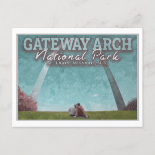 GATEWAY ARCH - ST LOUIS MISSOURI BRIEFKAART